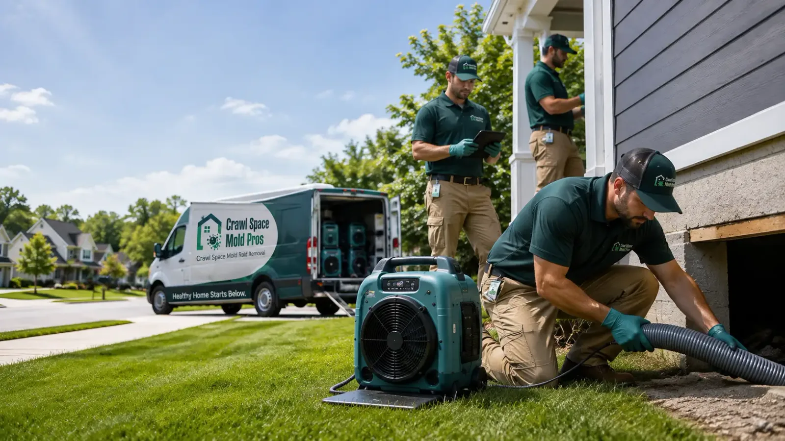 Crawl Space Mold Removal in Harrogate, TN